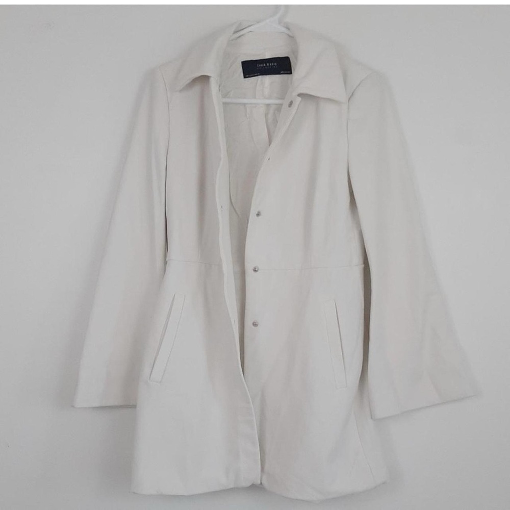 White Zara jacket